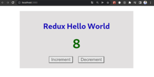 React-Redux Hello World – Step by step